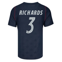 Camiseta Estados Unidos Chris Richards #3 Segunda Equipación Replica Mundial 2026 mangas cortas